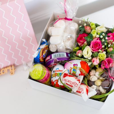 Подарочная коробка со сладостями и конфетами 404_2